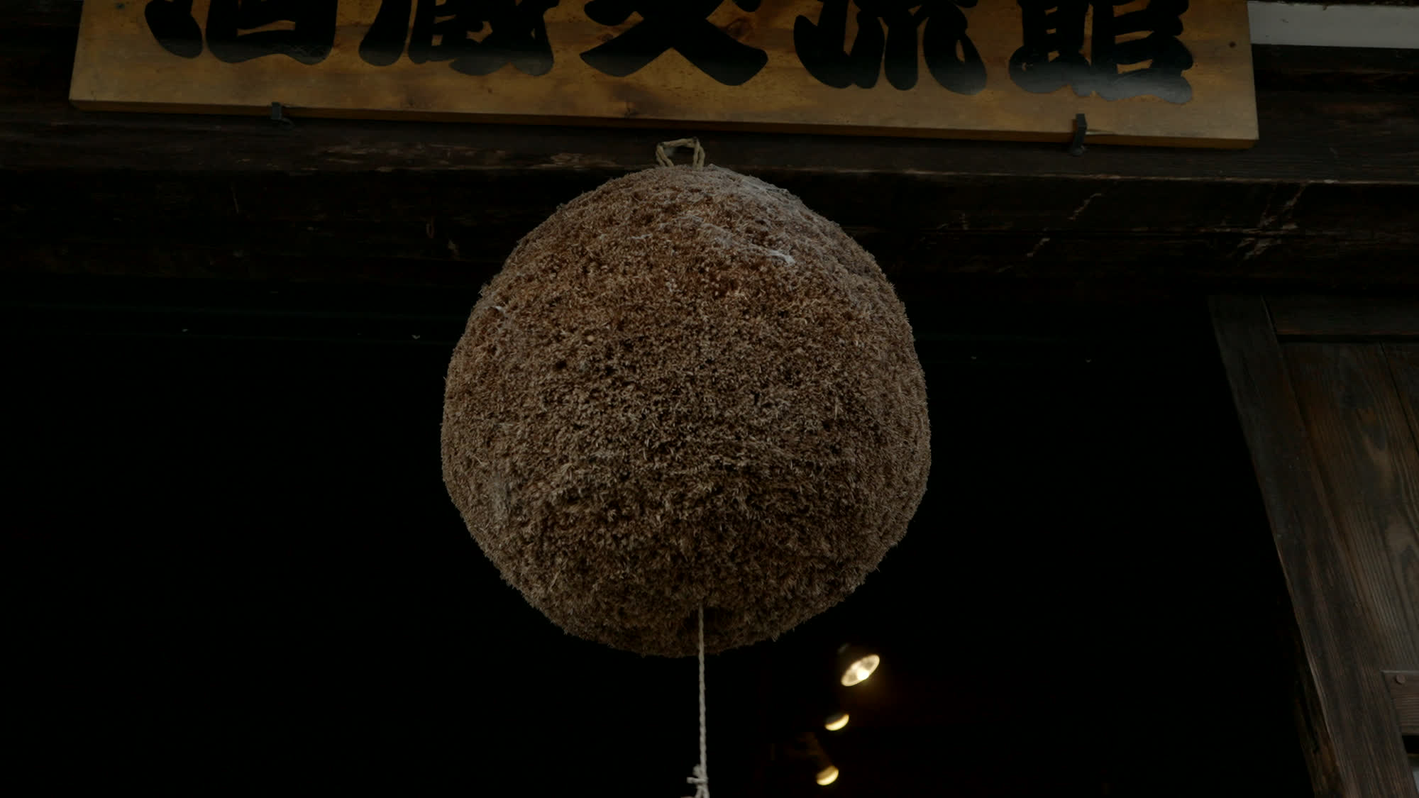 Plano encontrado: a bola de cedro seca em Takehara
